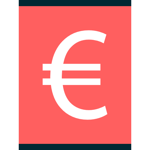 euro icono gratis