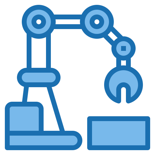 Robotic arm Phatplus Blue icon