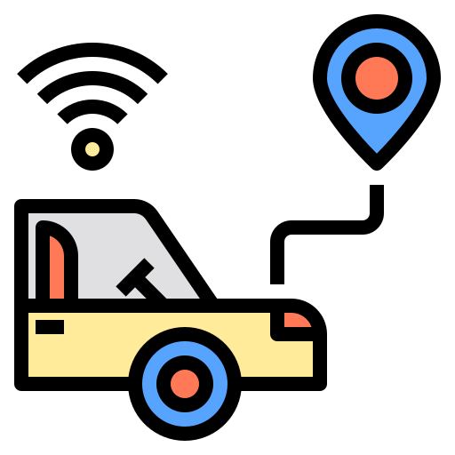 Safe driving - free icon