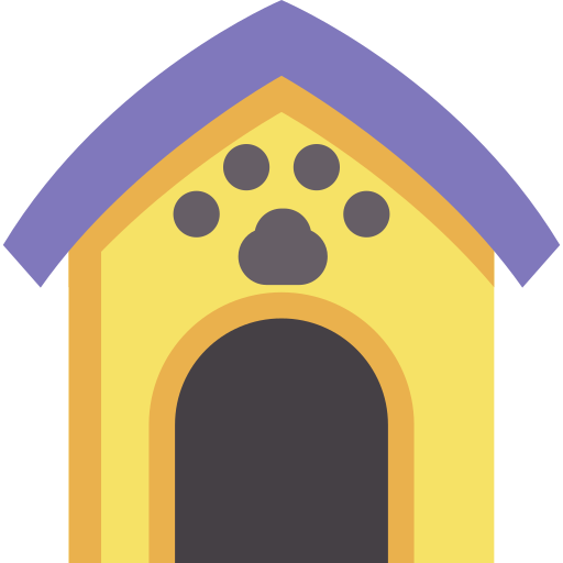 casa de perro icono gratis