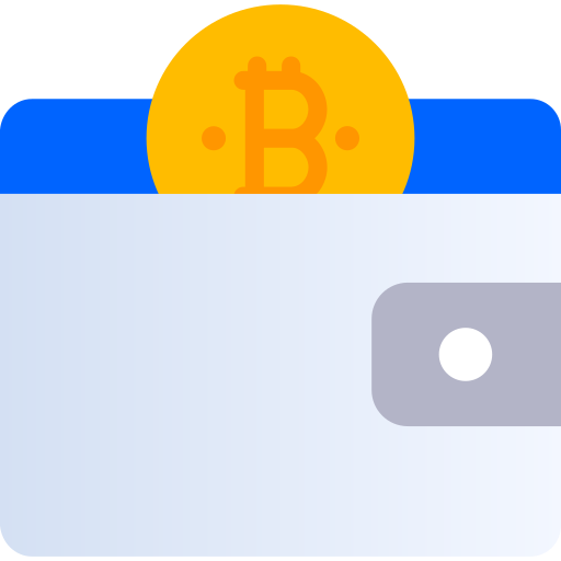 billetera bitcoin icono gratis