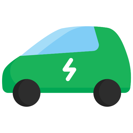 coche eléctrico icono gratis