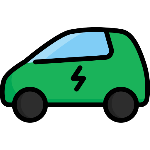 coche eléctrico icono gratis