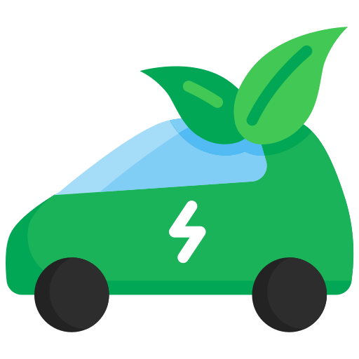 coche eléctrico icono gratis