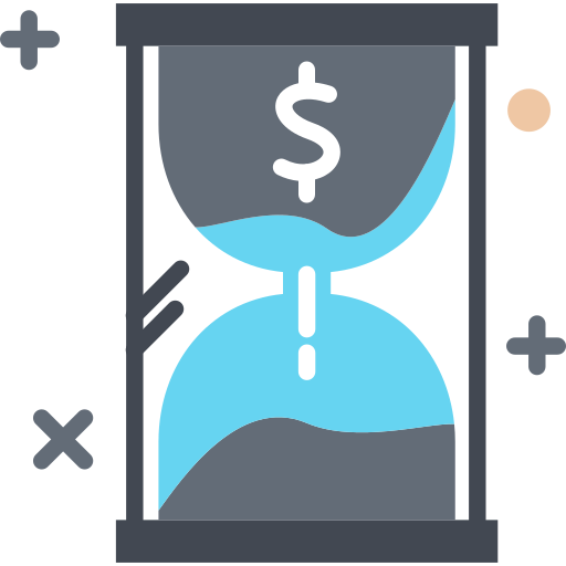 Hour glass free icon