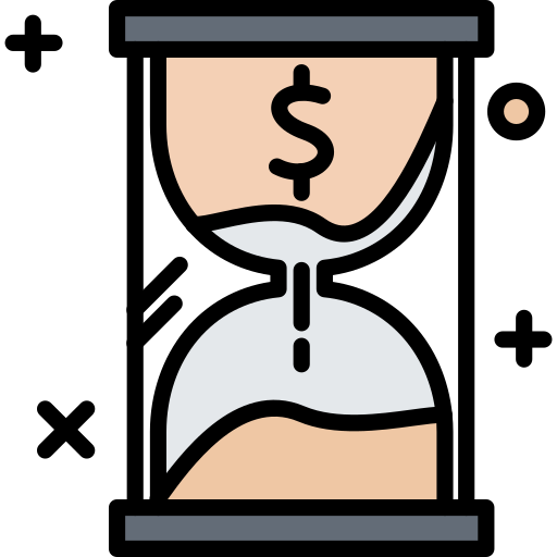 Hour glass free icon