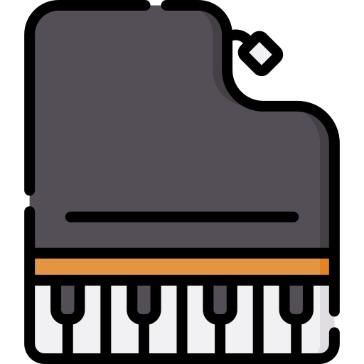 piano de cola icono gratis