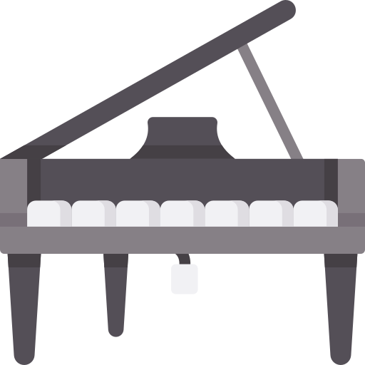 piano de cola icono gratis