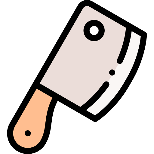 cuchillo de carnicero icono gratis