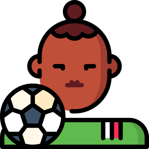 jugador de fútbol icono gratis