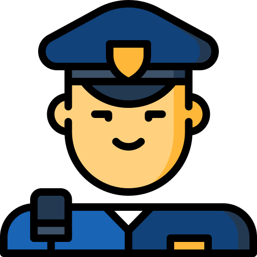 policía icono gratis