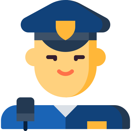 policía icono gratis