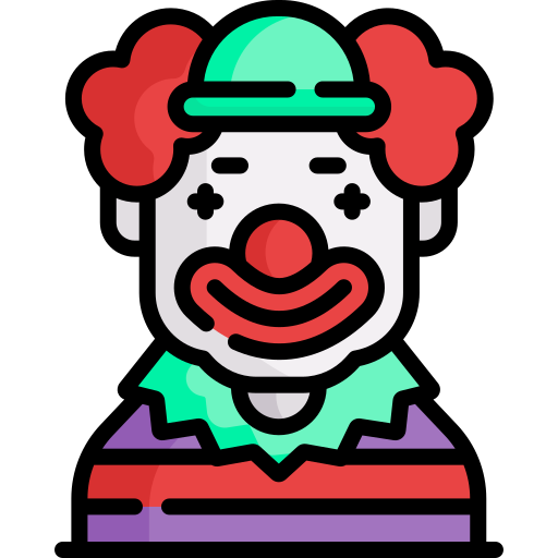 payaso icono gratis