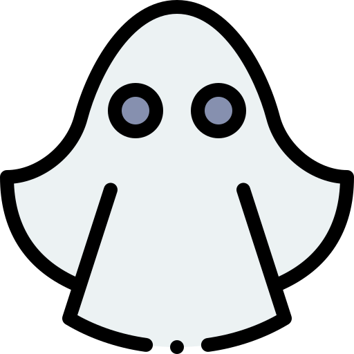 Ghost Detailed Rounded Lineal Color Icon