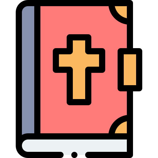 Bible Detailed Rounded Lineal color icon