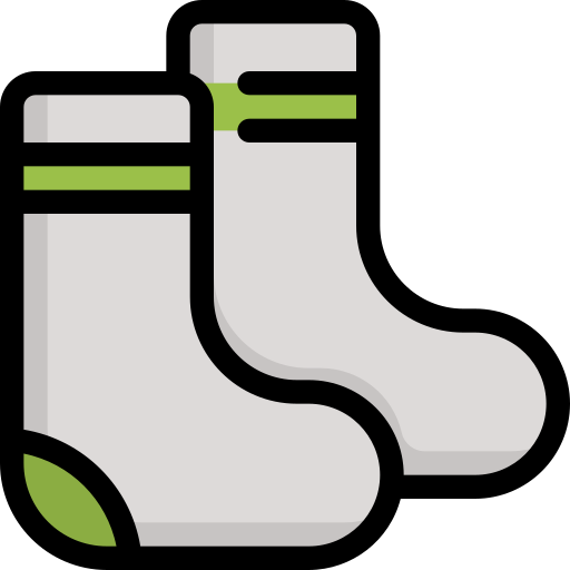 Socks Generic Outline Color icon