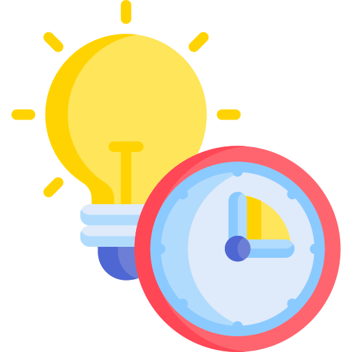 Smart bulb - free icon