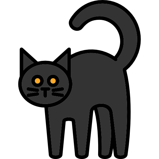 Black cat icon