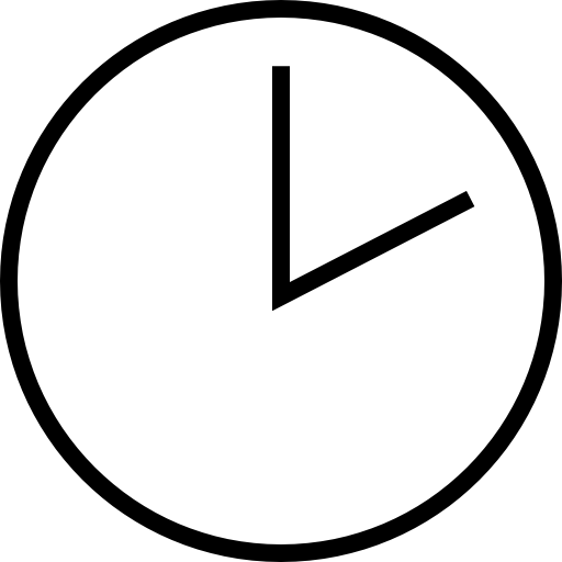 Clock Alfredo Hernandez Thin line icon