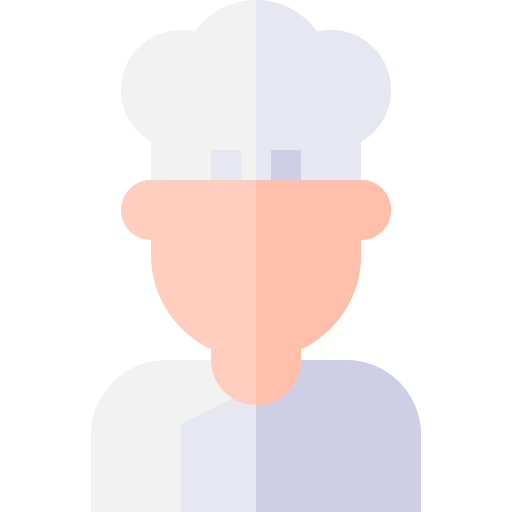 Chef Basic Straight Flat icon