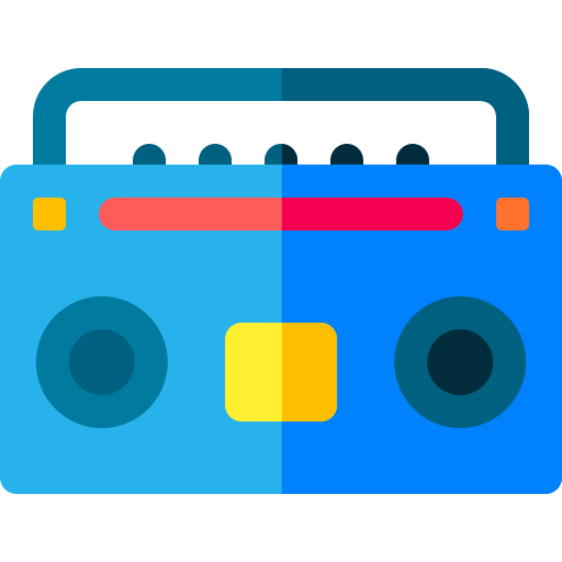 boombox icono gratis