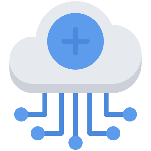computación en la nube icono gratis
