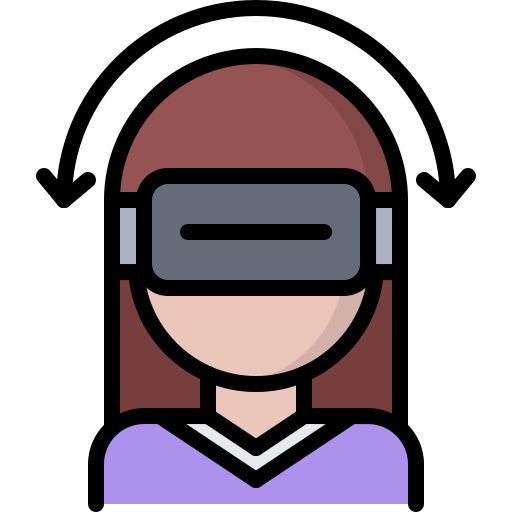 gafas vr icono gratis