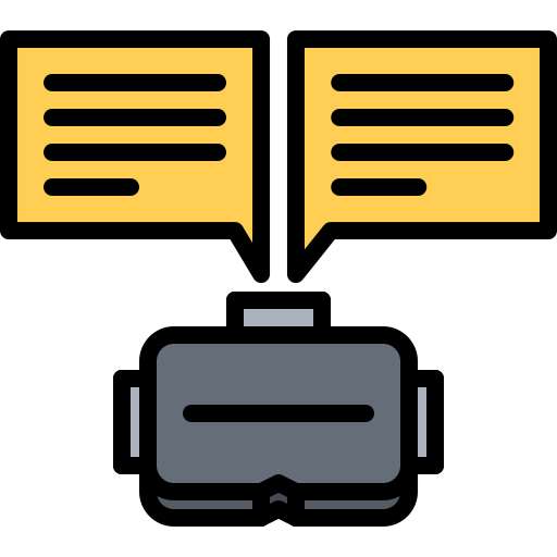 gafas vr icono gratis