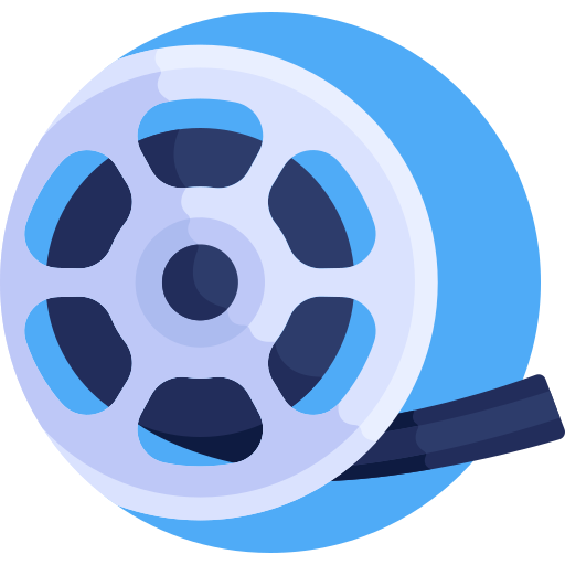 rollo de película icono gratis