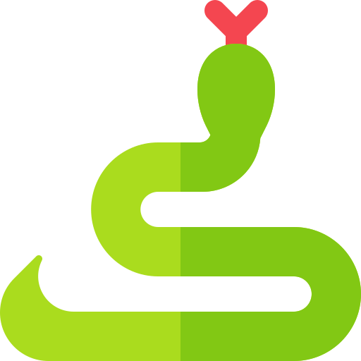 Snake Basic Rounded Flat icon