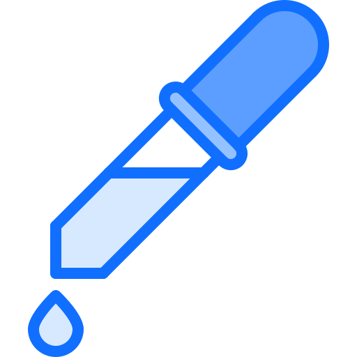 Pipette Coloring Blue icon