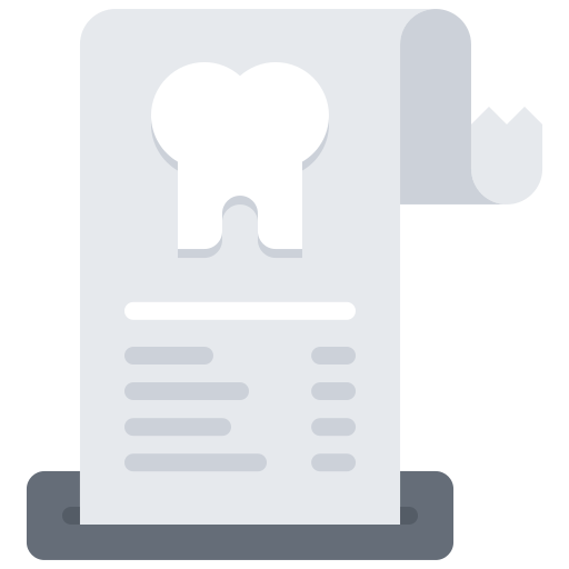 chequeo dental icono gratis