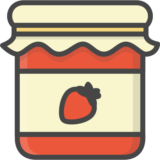 Strawberry jam Generic Outline Color icon