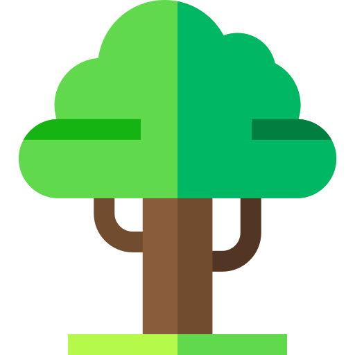 Tree Basic Straight Flat icon