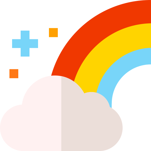 arco iris icono gratis