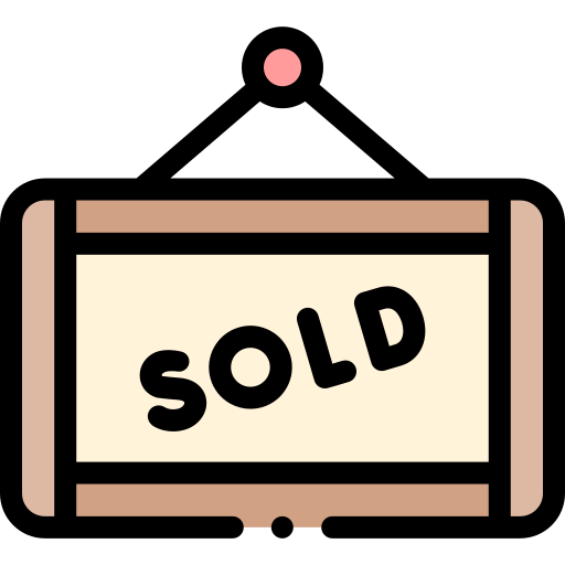 Sold - free icon