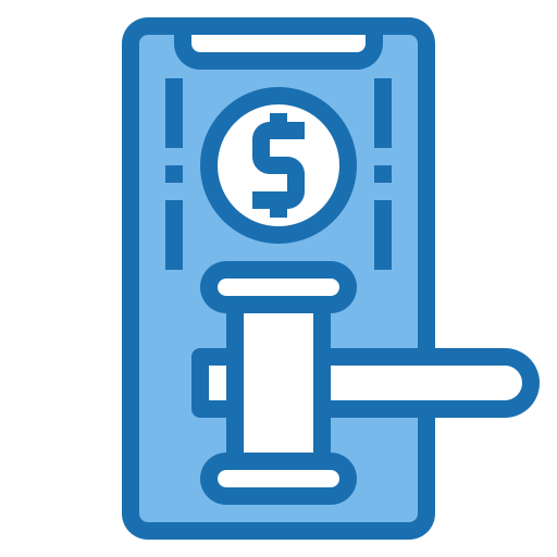 subasta icono gratis