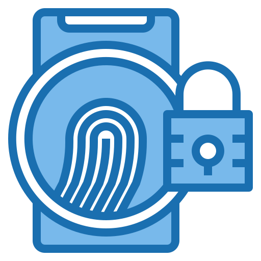 huella dactilar icono gratis