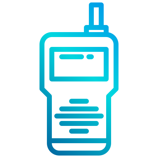 Walkie talkie xnimrodx Lineal Gradient icon