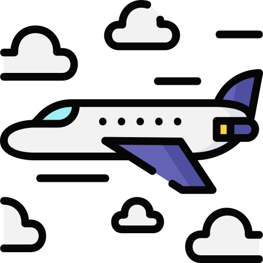 jet privado icono gratis