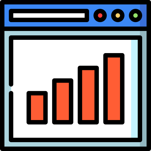 Statistics Special Lineal Color Icon