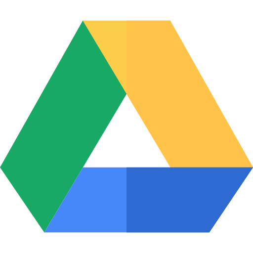 Google drive Basic Rounded Flat icon