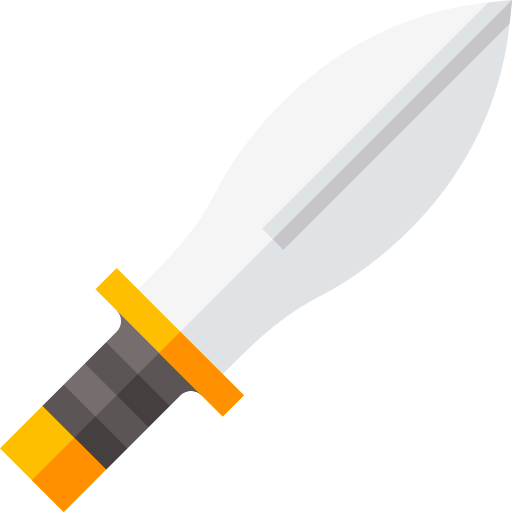 Sword Basic Straight Flat icon