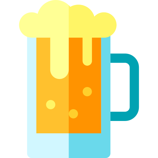 Beer mug Basic Rounded Flat icon