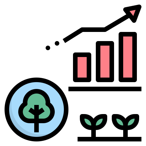 Icono De Incrementar Noomtah Lineal Color