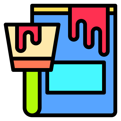 Paint free icon Paint free icon