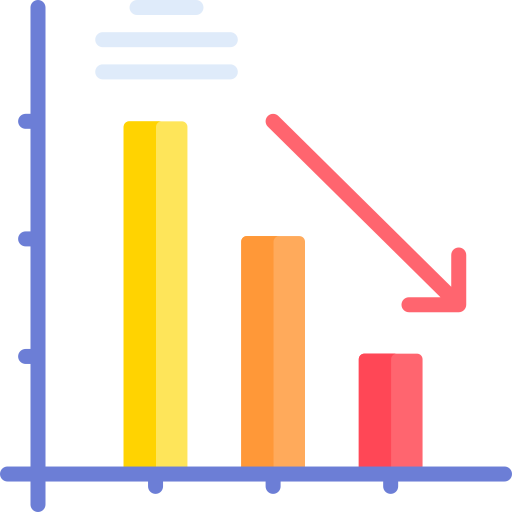 pérdida icono gratis