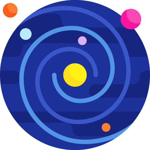 Solar system Detailed Flat Circular Flat icon