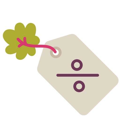 por ciento icono gratis