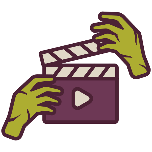 película de terror icono gratis